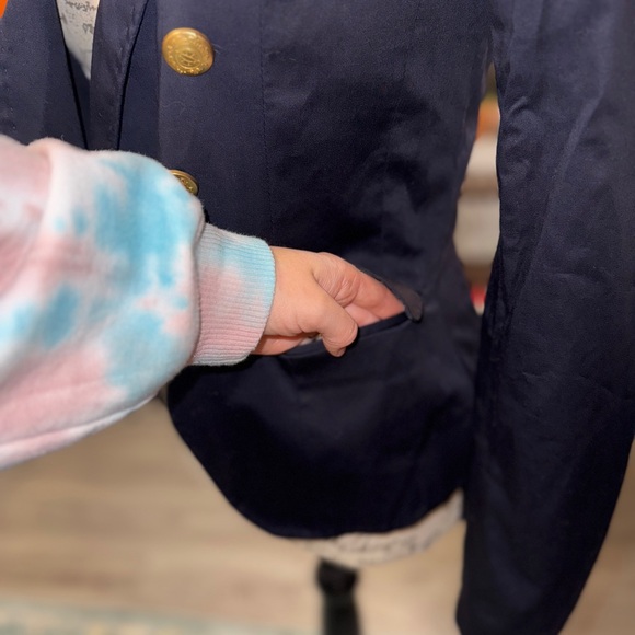 H&M Blue Double-Breasted Blazer - Picture 5 of 7